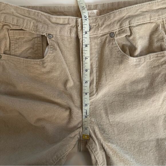 ALTAR’D STATE Corduroy Flare Bell Bottom Stretch Pants Women’s size 27 Beige Tan - Picture 9 of 13